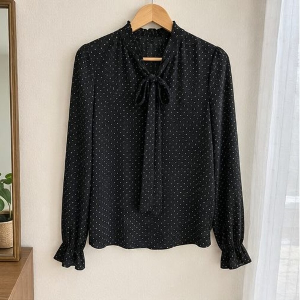 Ivory Button Blouse